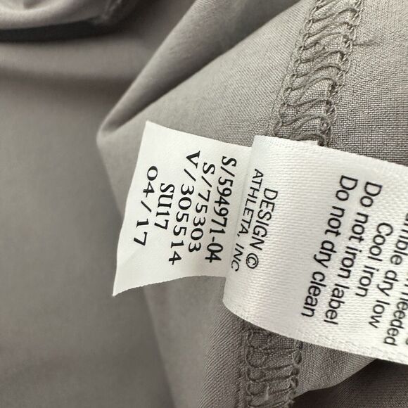 Athleta Pants womens 16 Beige Chelsea Cargo Pull on Stretch Light Weight - Picture 9 of 15